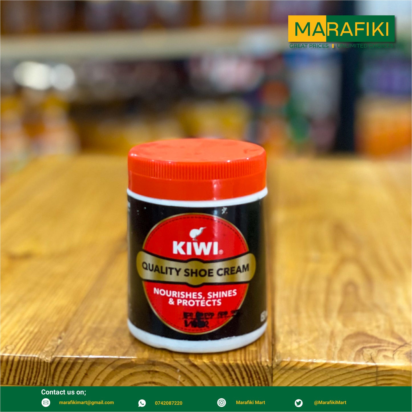 KIWI  SHOE  CREAM BLACK 150ml