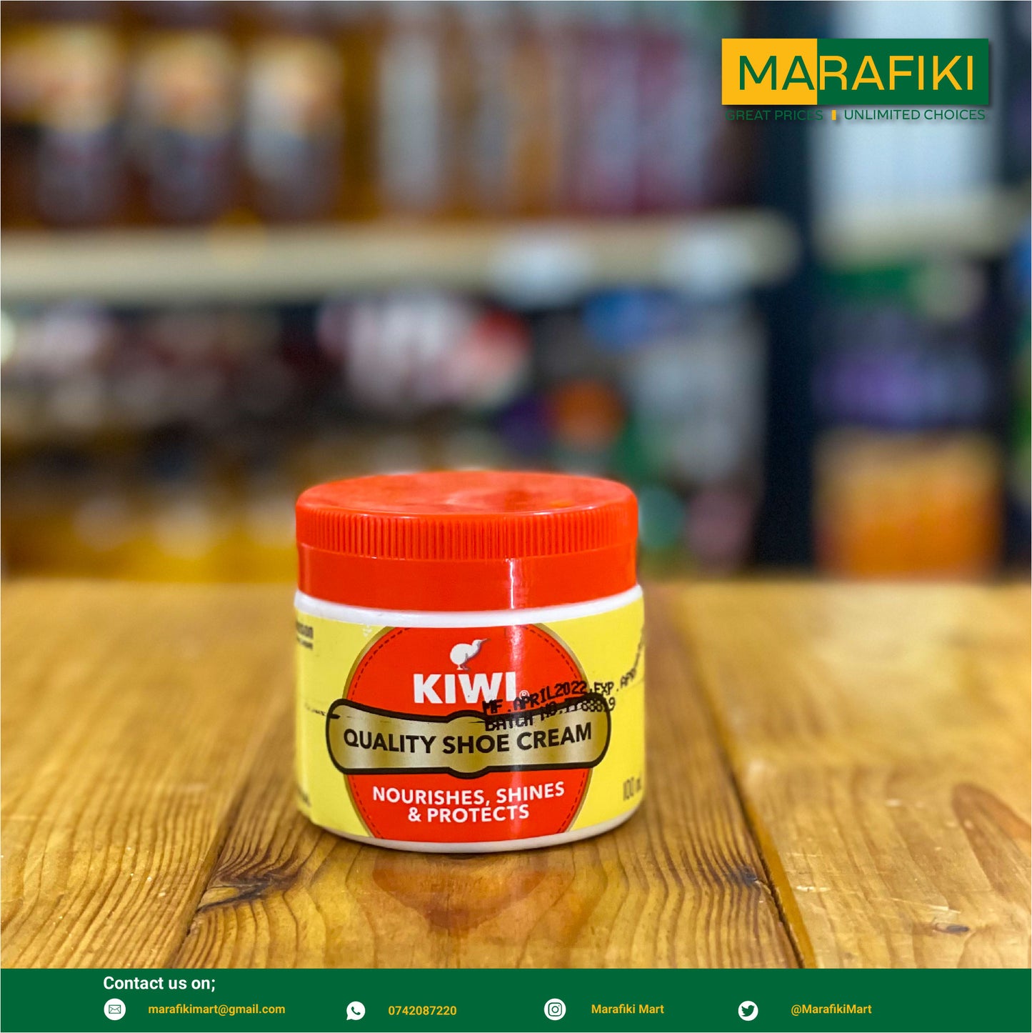 KIWI  SHOE CREAM NEUTRAL 100ML