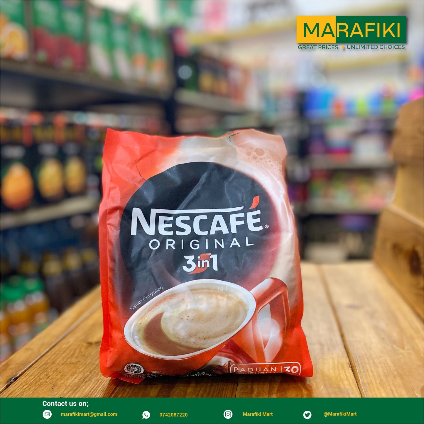 NESCAFE 3IN1 ORIGINAL 30X17.5G