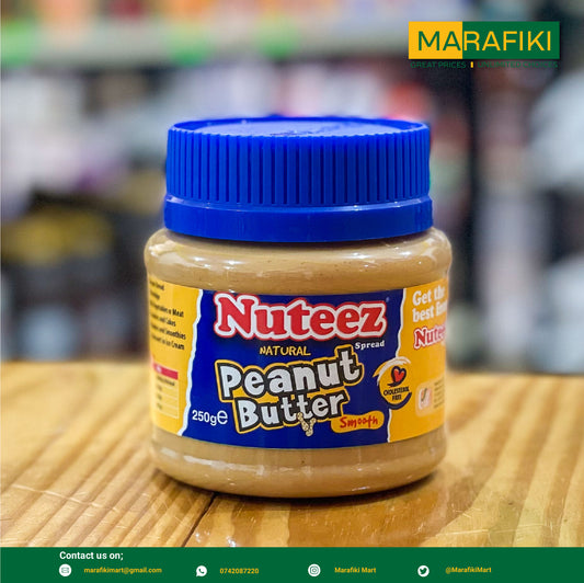 NUTEEZ PEANUTB SMOOTH 250G
