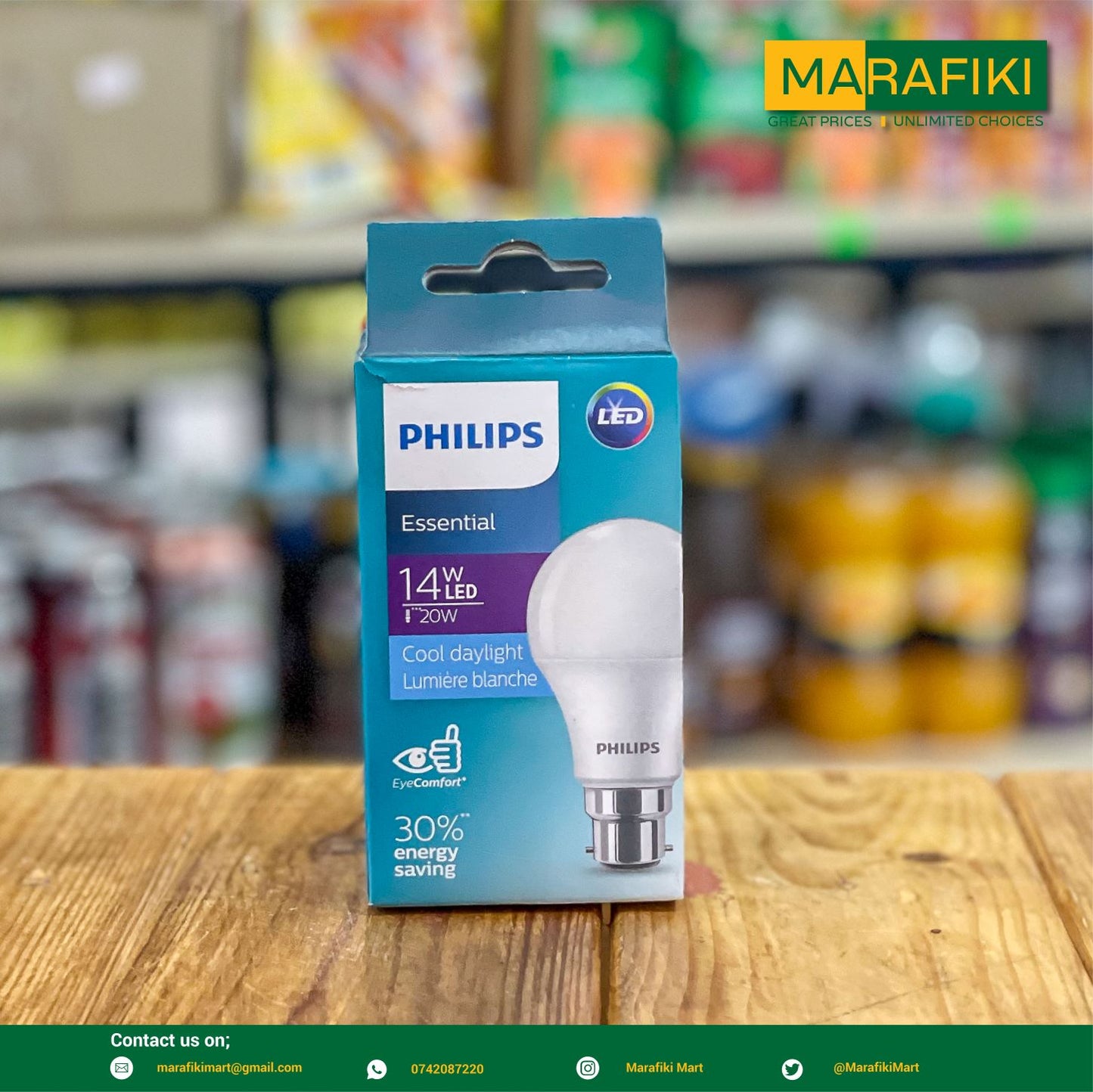 PHILLIPS LED BULB PIN B22 14w