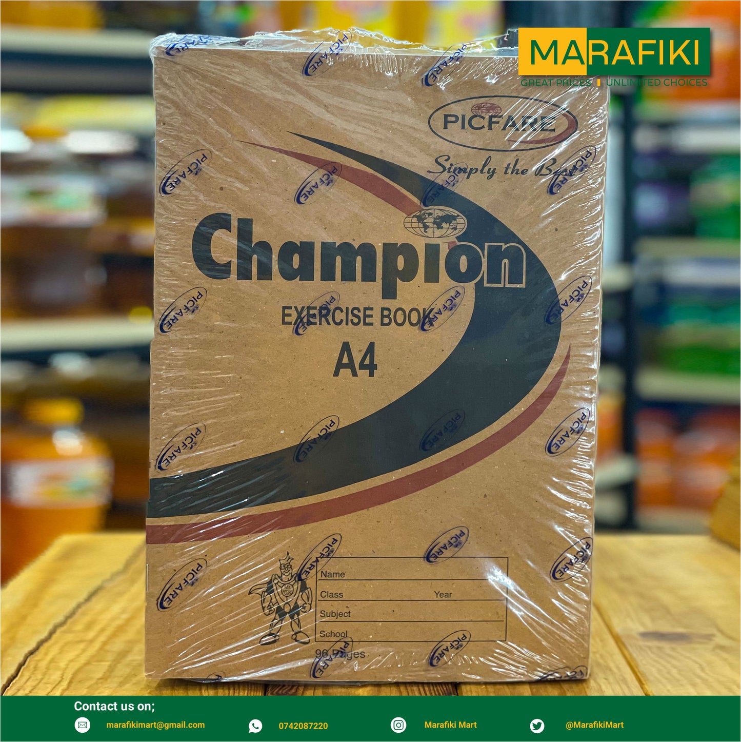 CHAMPION A4 EXERCISE BOOK