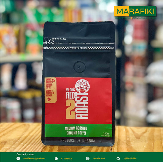 RED2ROAST MEDIUM ROASTED COFFEE 250G