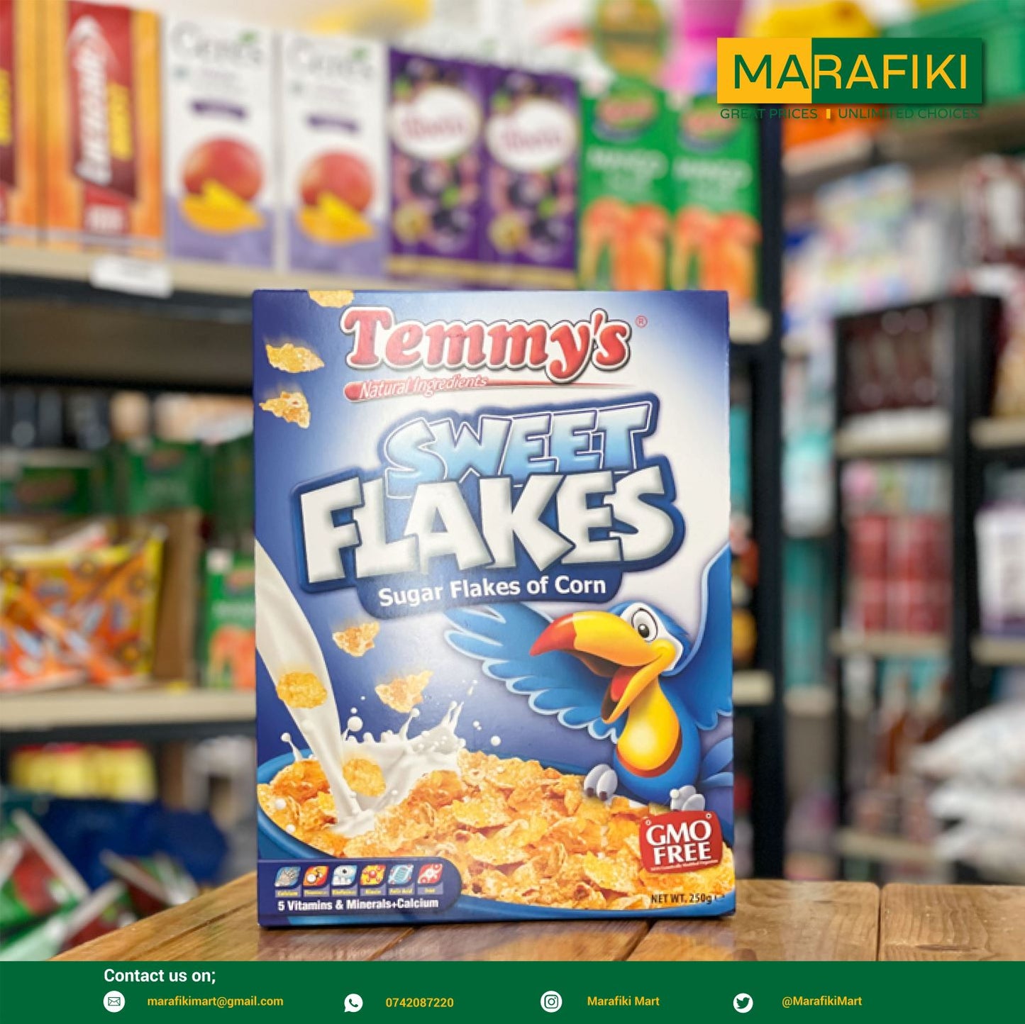 TEMMY'S SWEET FLAKES 250G