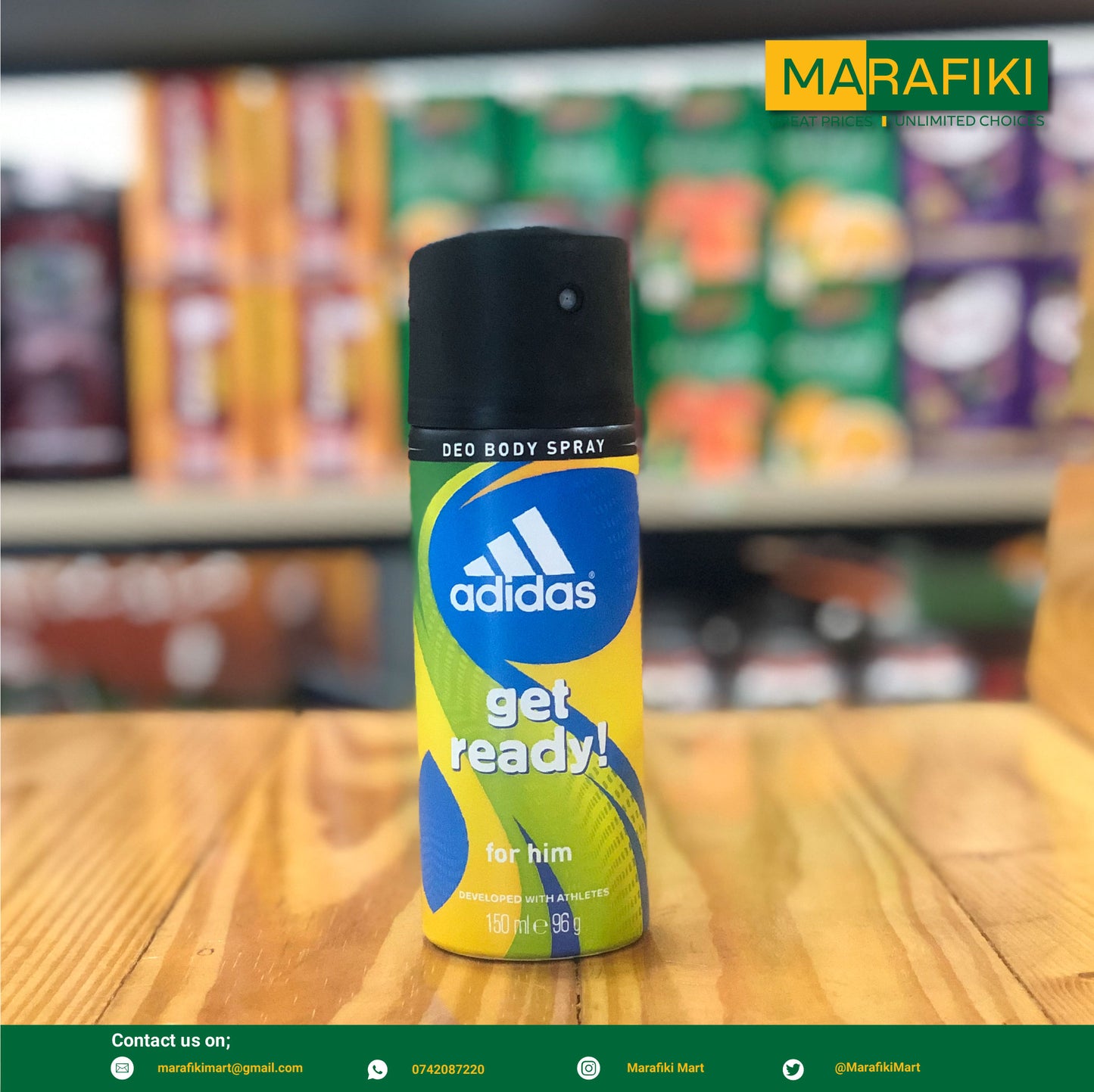 ADIDAS GET READY SPRAY 150ML