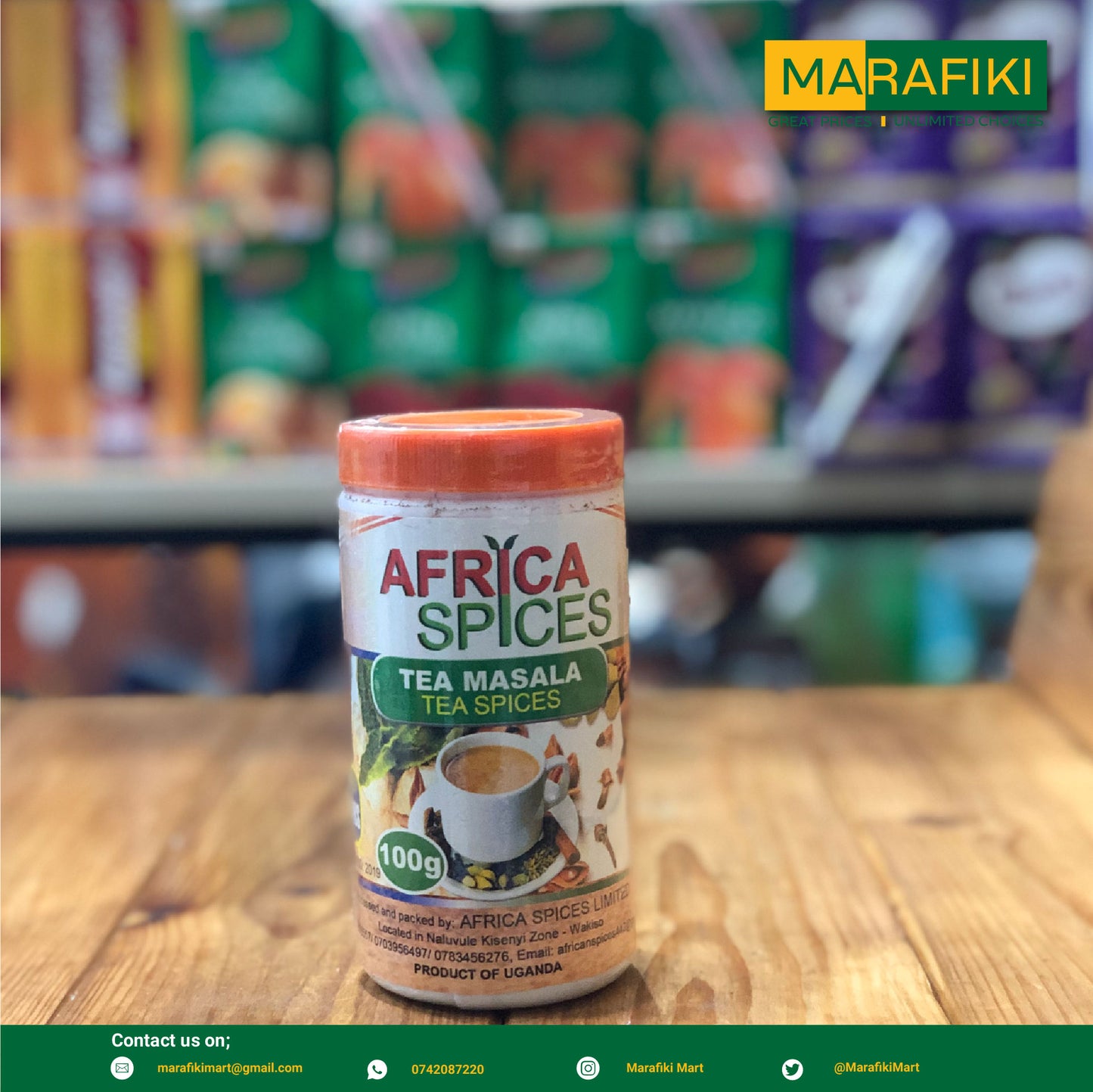 AFRICA SPICES TEA MASALA 100G