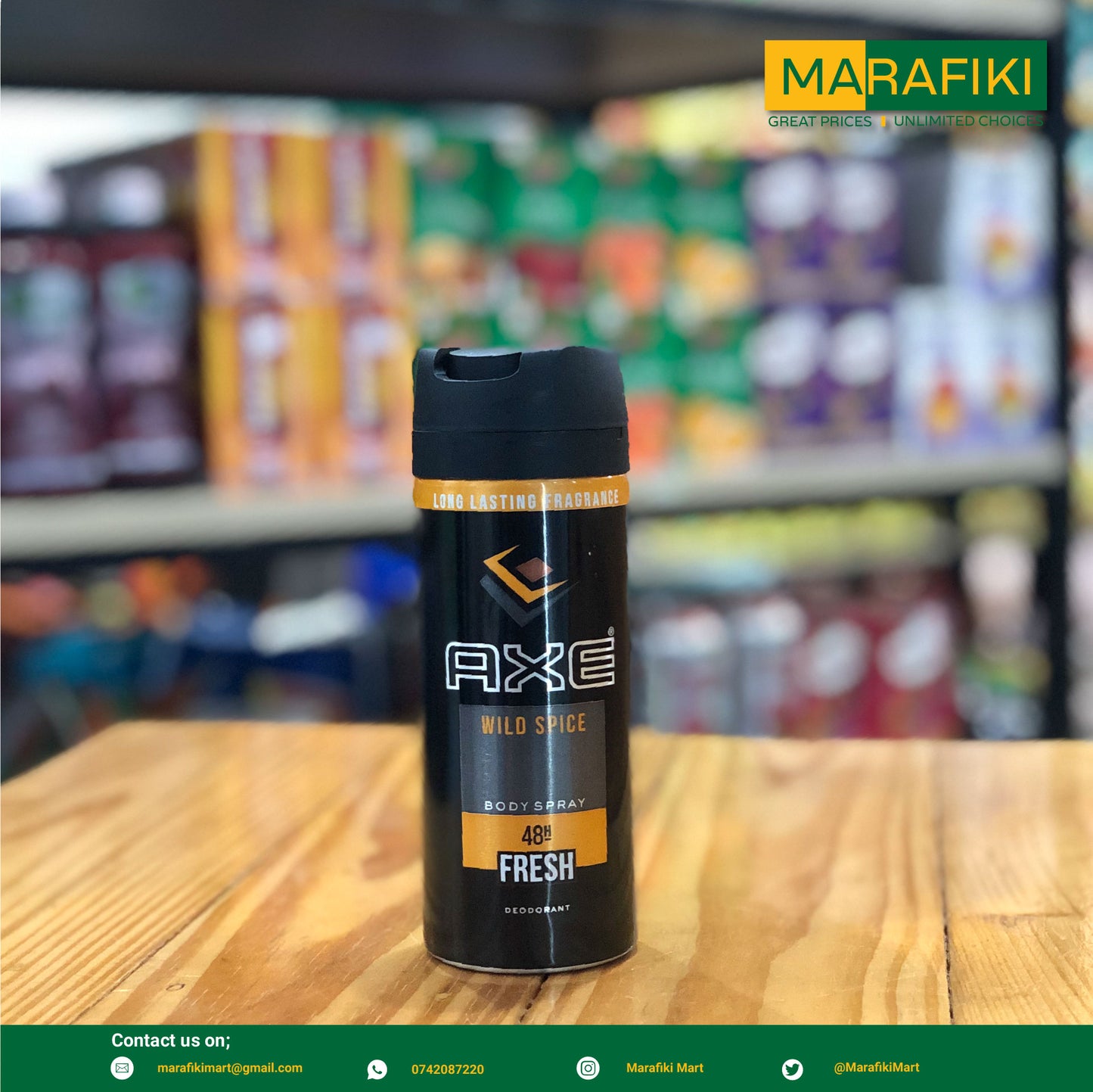 AXE WILD SPICE 150ML