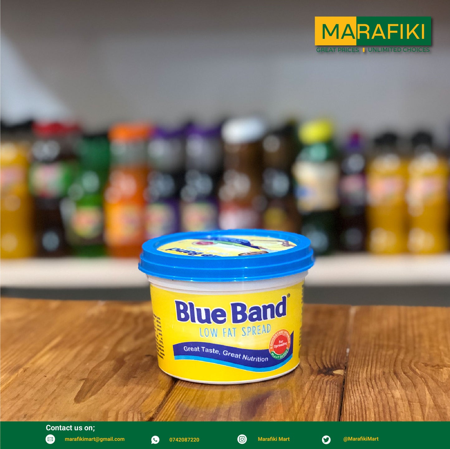 BLUE BAND LOW FAT 250G
