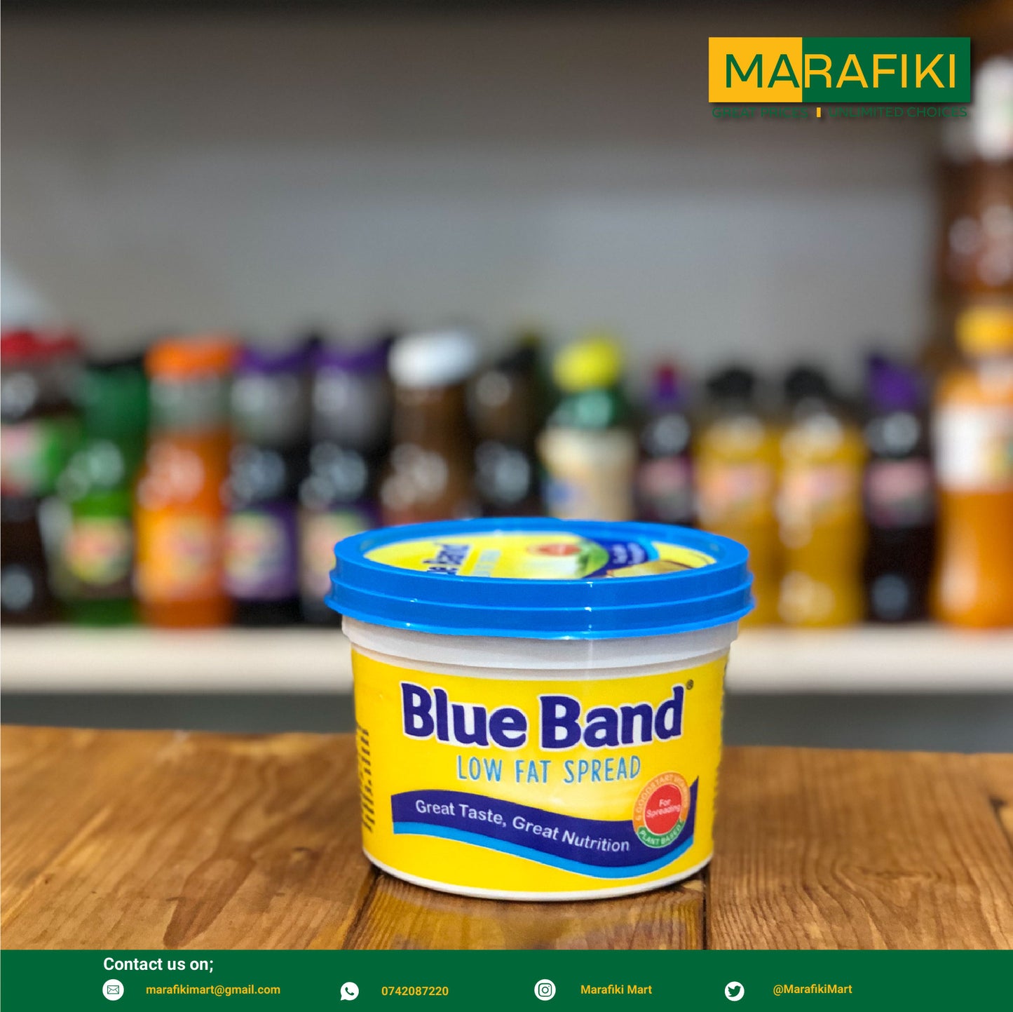 BLUE BAND LOW FAT 500G