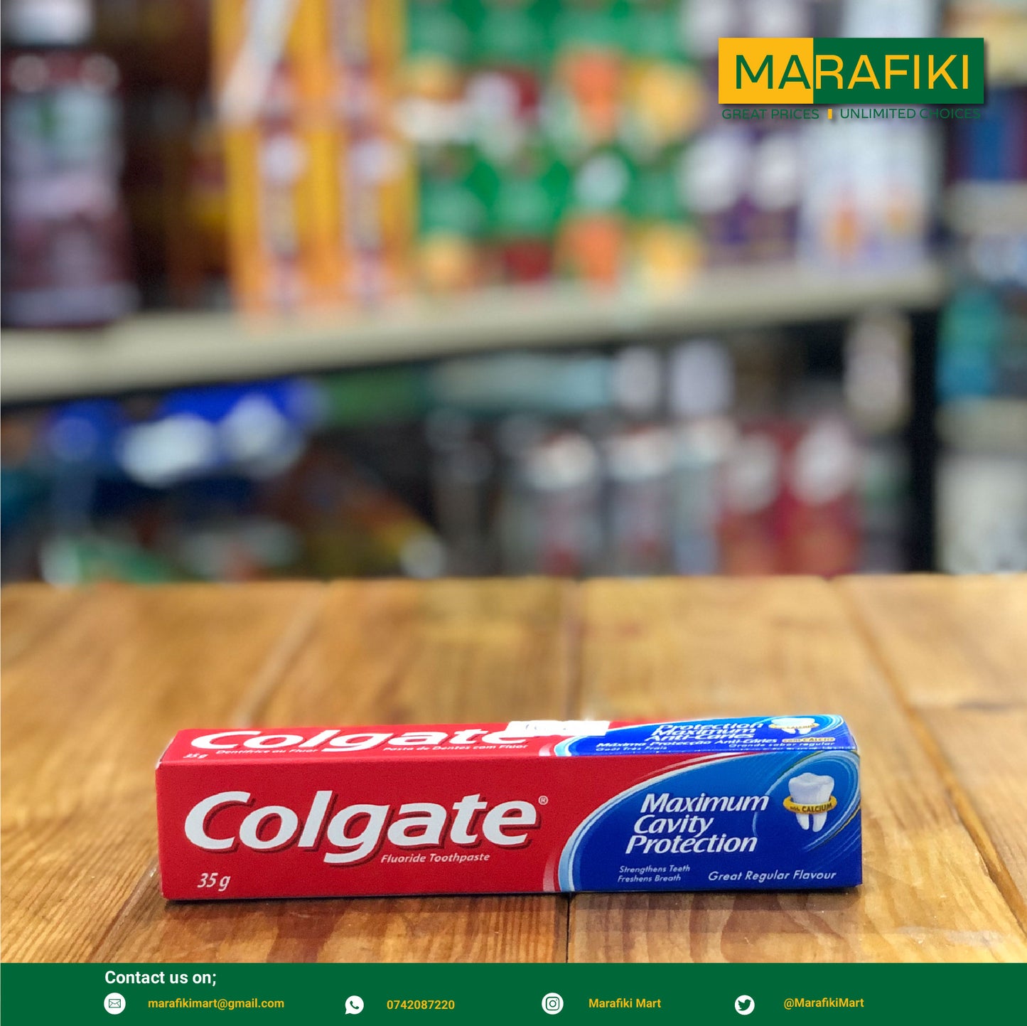 COLGATE TOOTH PASTE MAXIMUM CAVITY 35G