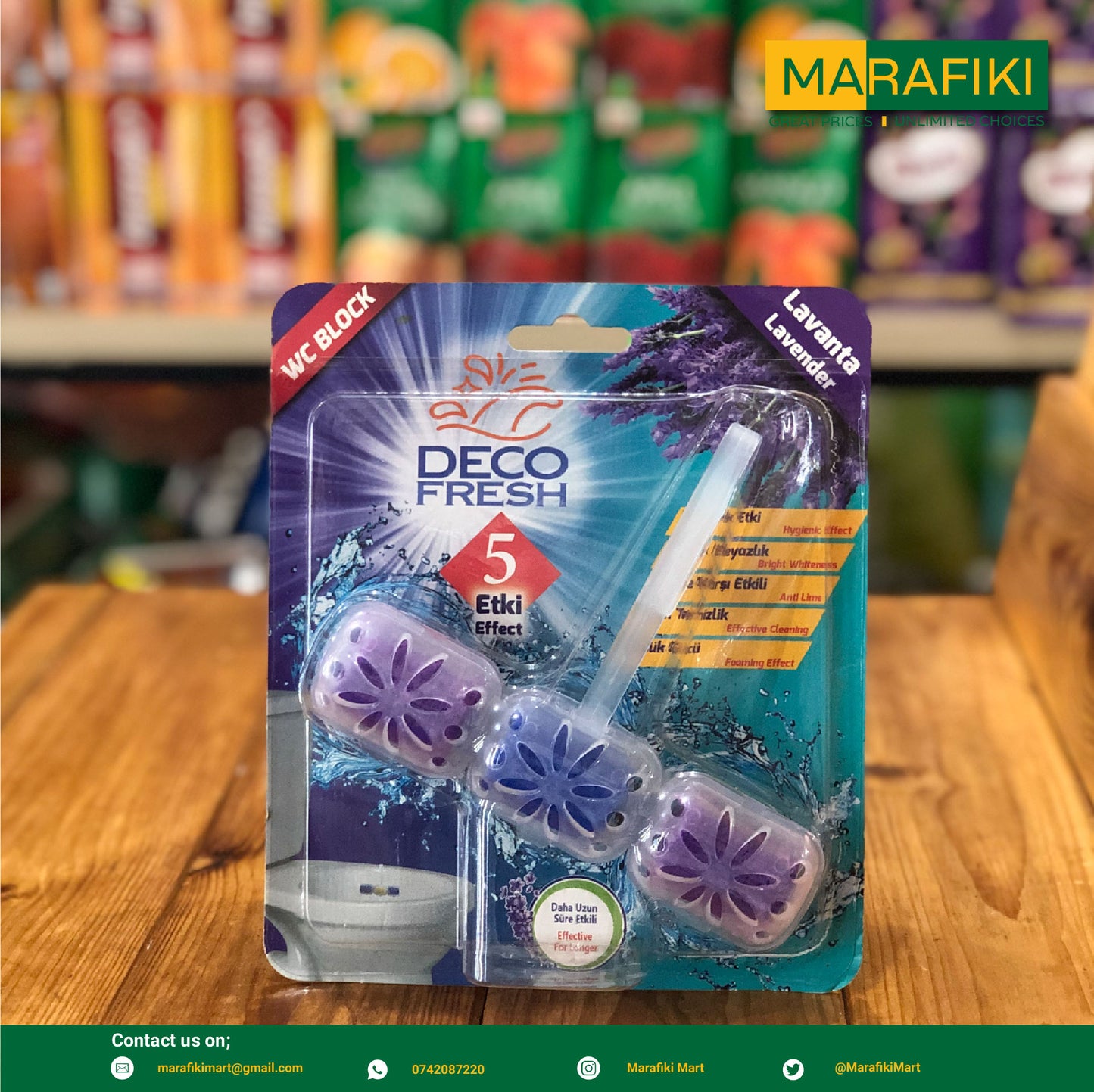 DECO FRESH WC BLOCK LAVENDER