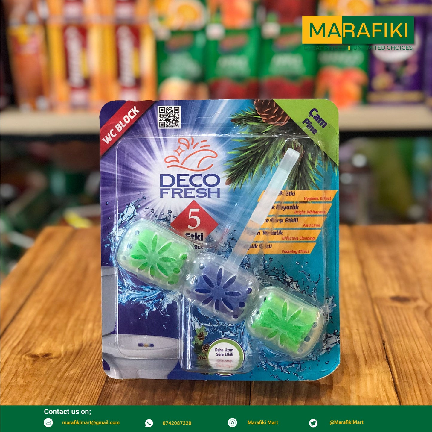 DECO FRESH WC BLOCK PINE