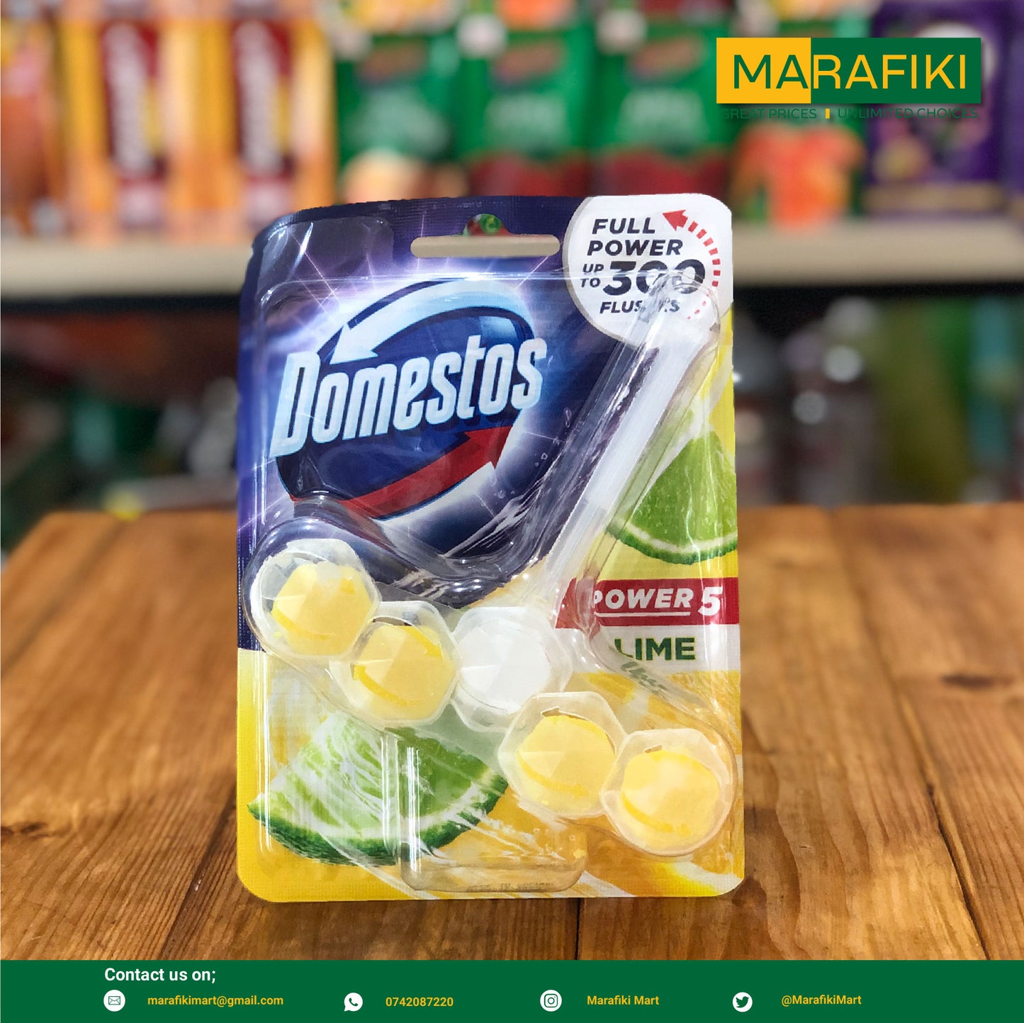 DOMESTOS BLOCK LIME 55G