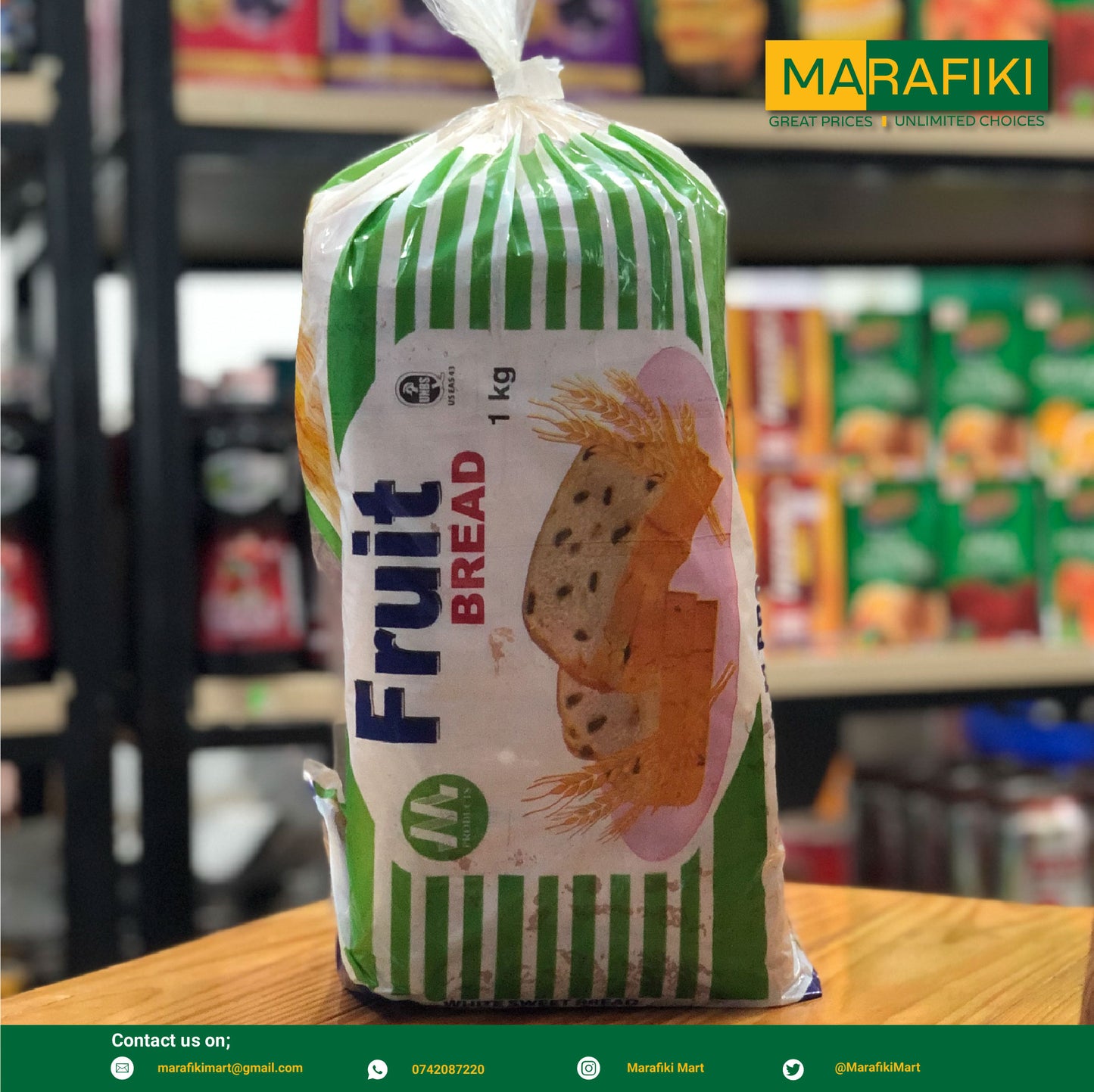 M FRUIT BREAD 1KG