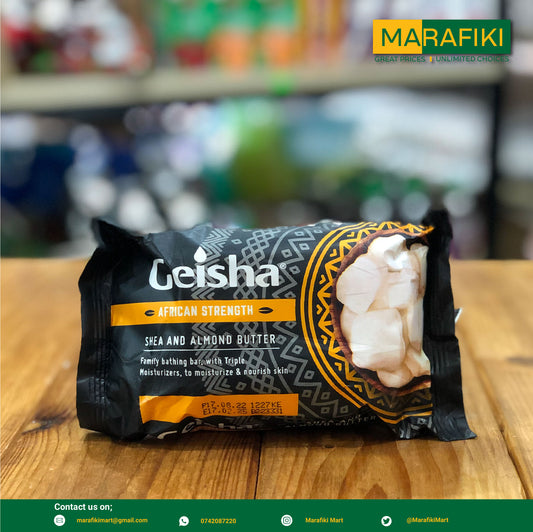 GEISHA SHEA & ALMOND 225G