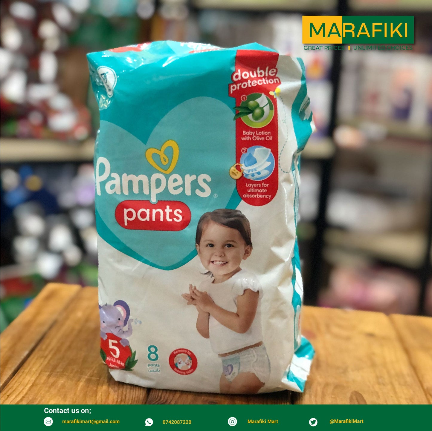 PAMPERS PANTS 5 - 8PCS