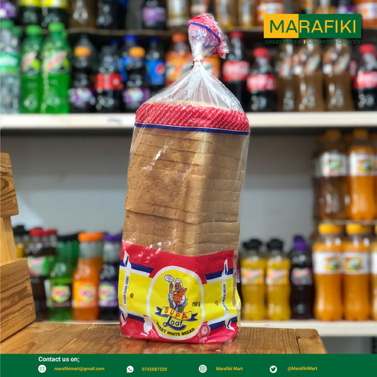 SUPA LOAF SWEET WHITE BREAD 750G