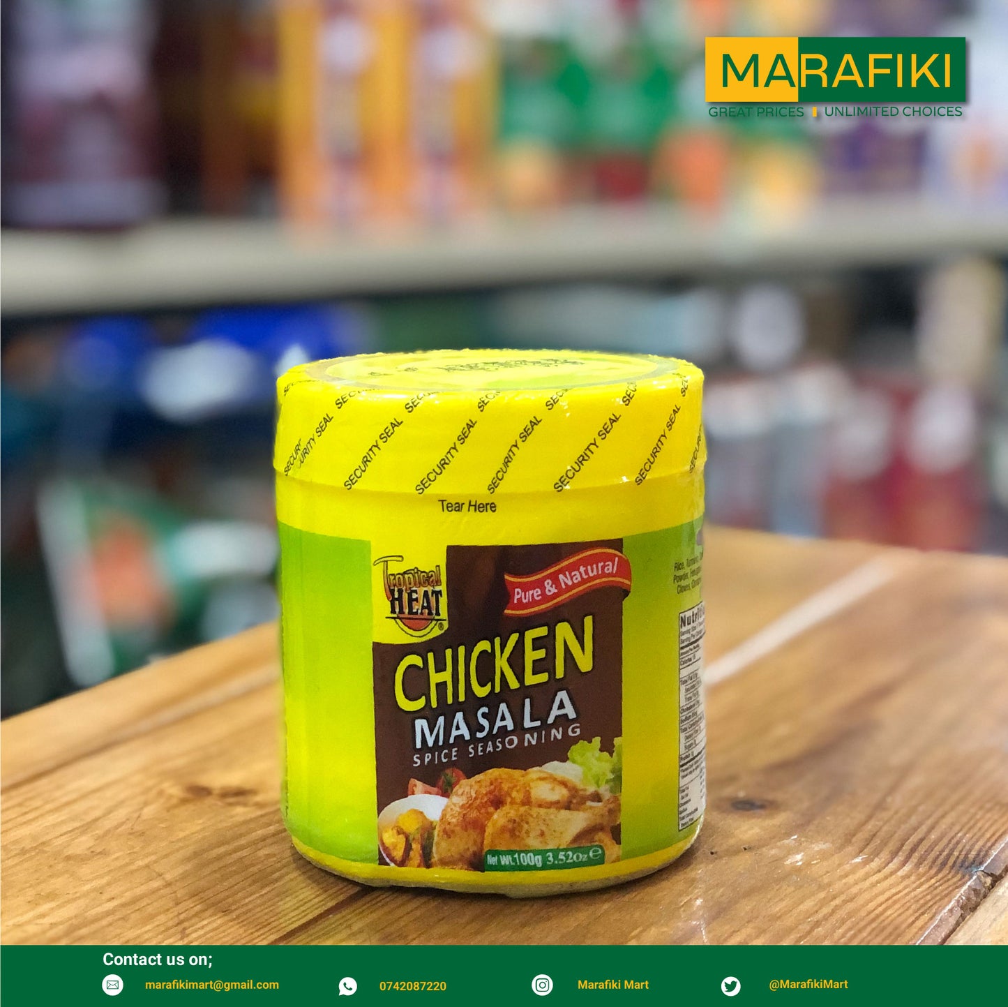 TROPICAL HEAT CHICKEN MASALA 100G