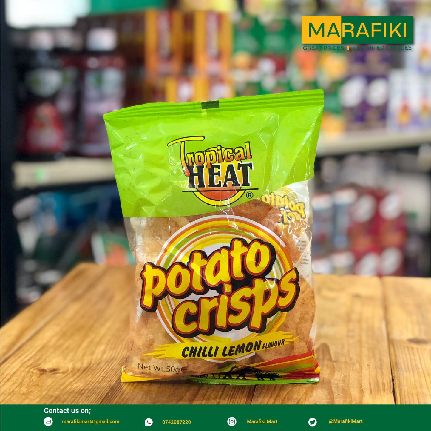 TROPICAL HEAT CHILLI LEMON 50G