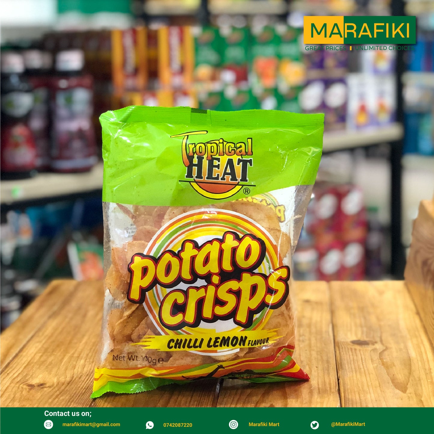 TROPICAL HEAT CHILLI LEMON 100G