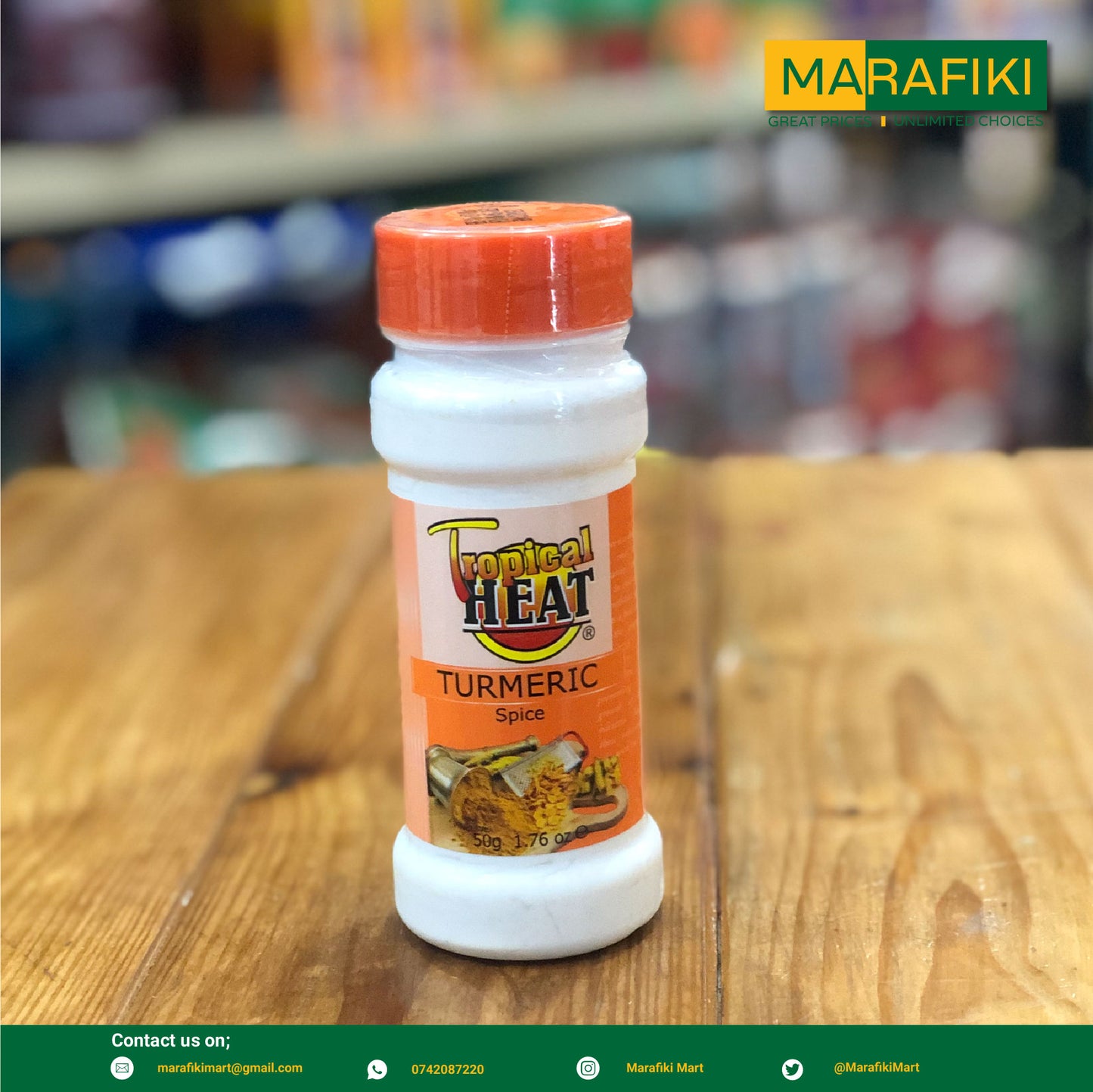 TROPICAL HEAT TURMERIC 50G