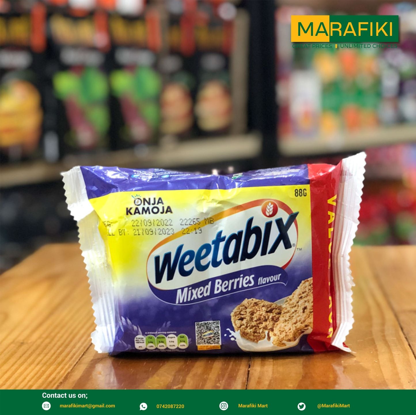 WEETABIX MIXED BERRIES 88G