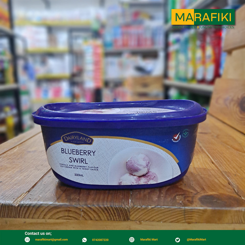 DAIRY LAND BLUEBERRY SWIRL 500ML