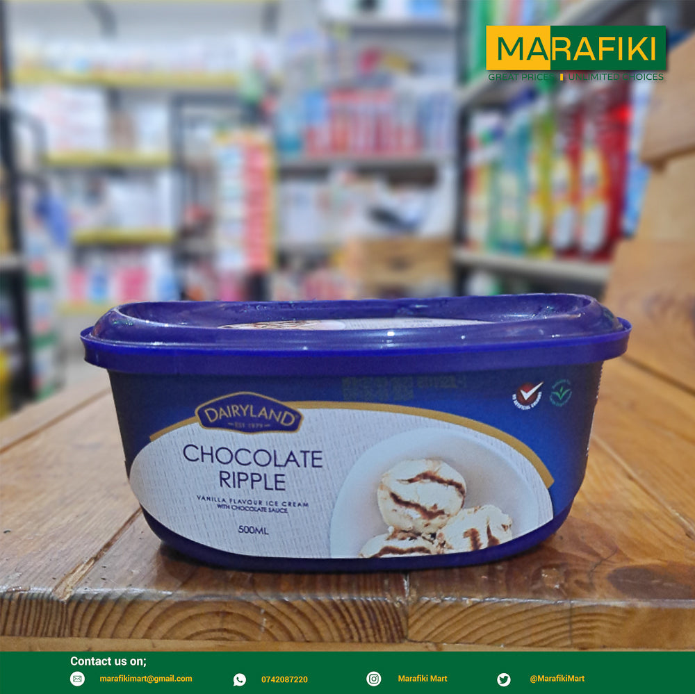 DAIRY LAND CHOCOLATE RIPPLE 500ML