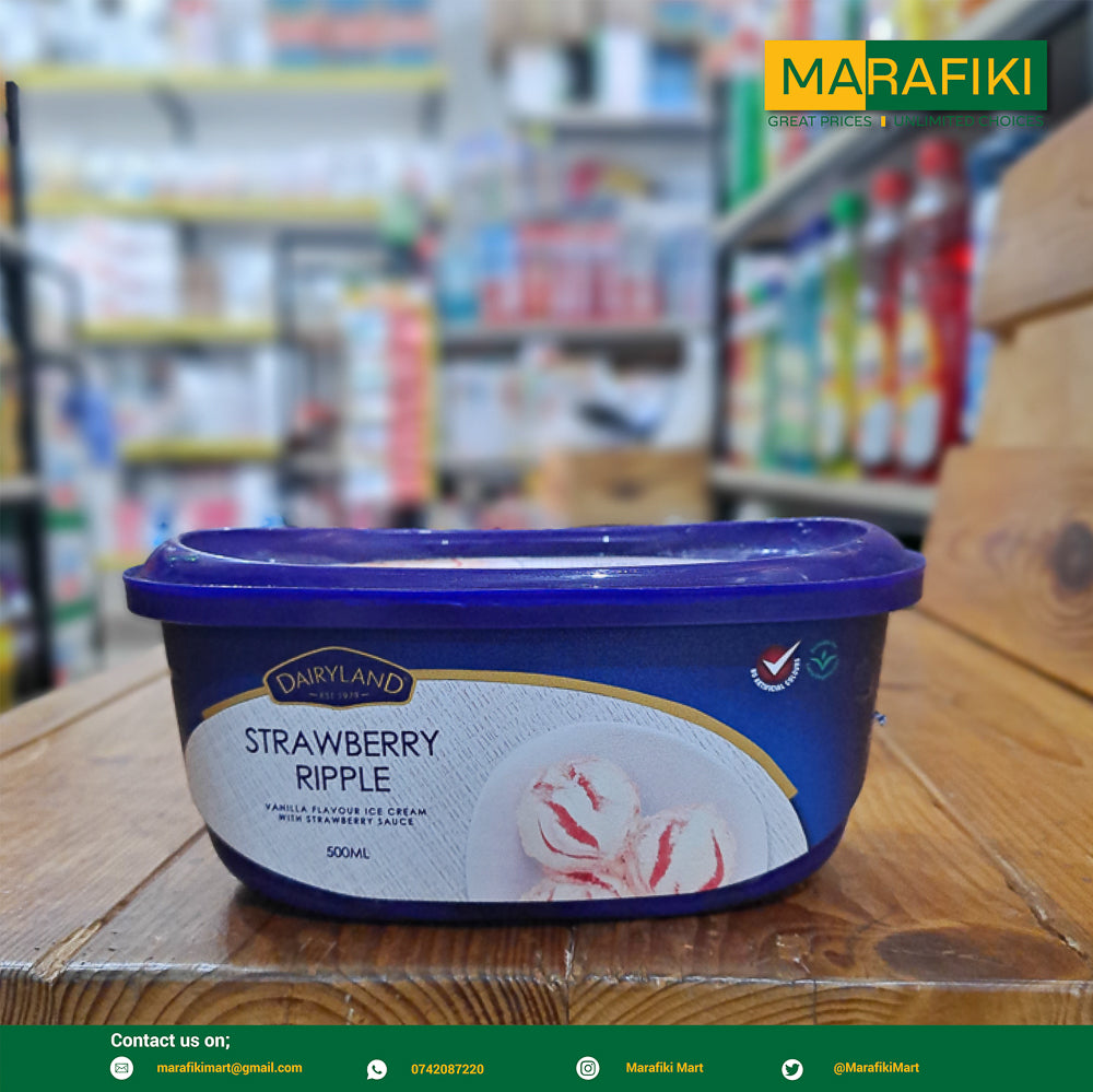 DAIRY LAND STRAWBERRY RIPPLE 175ML