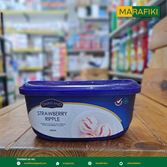 DAIRY LAND STRAWBERRY RIPPLE 175ML