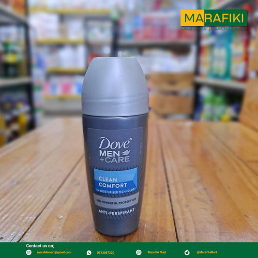 DOVE ROLL ON CLEAN COMFORT 50ML