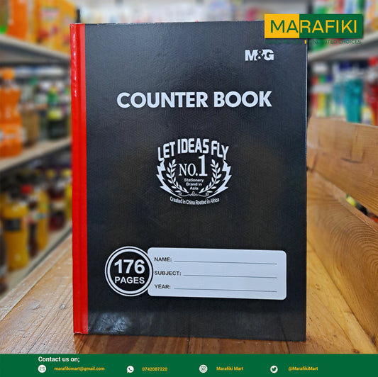 M&G COUNTER BOOK 176 PAGES