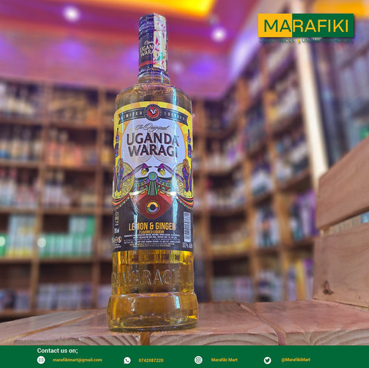 UGANDA WARAGI LEMON & GINGER 750ml