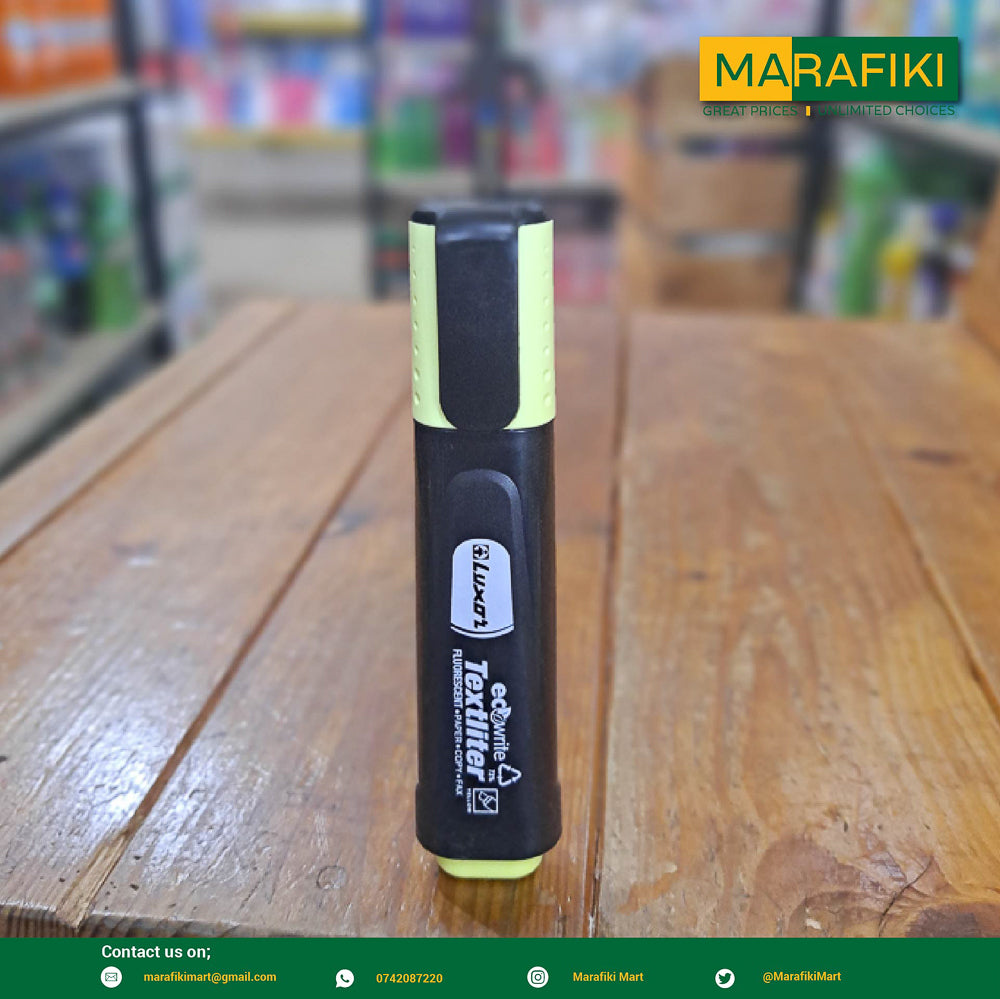 LUXOR TEXTLITER YELLOW