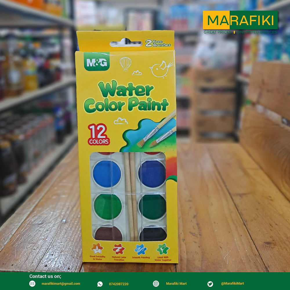 M&G WATER COLOR PAINT 12COLORS
