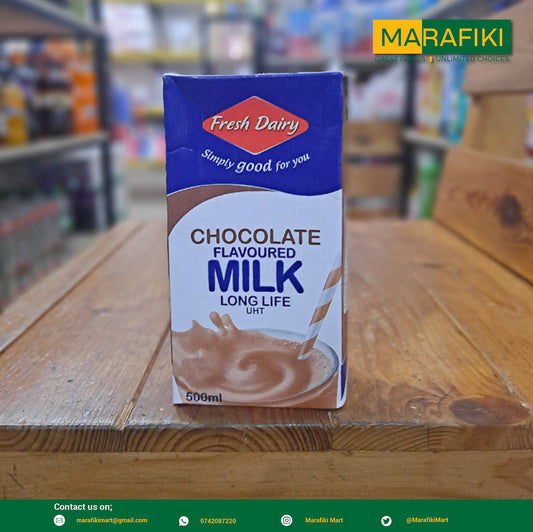 FRESH DAIRY CHOCO FLAVOURED MILK 500ML