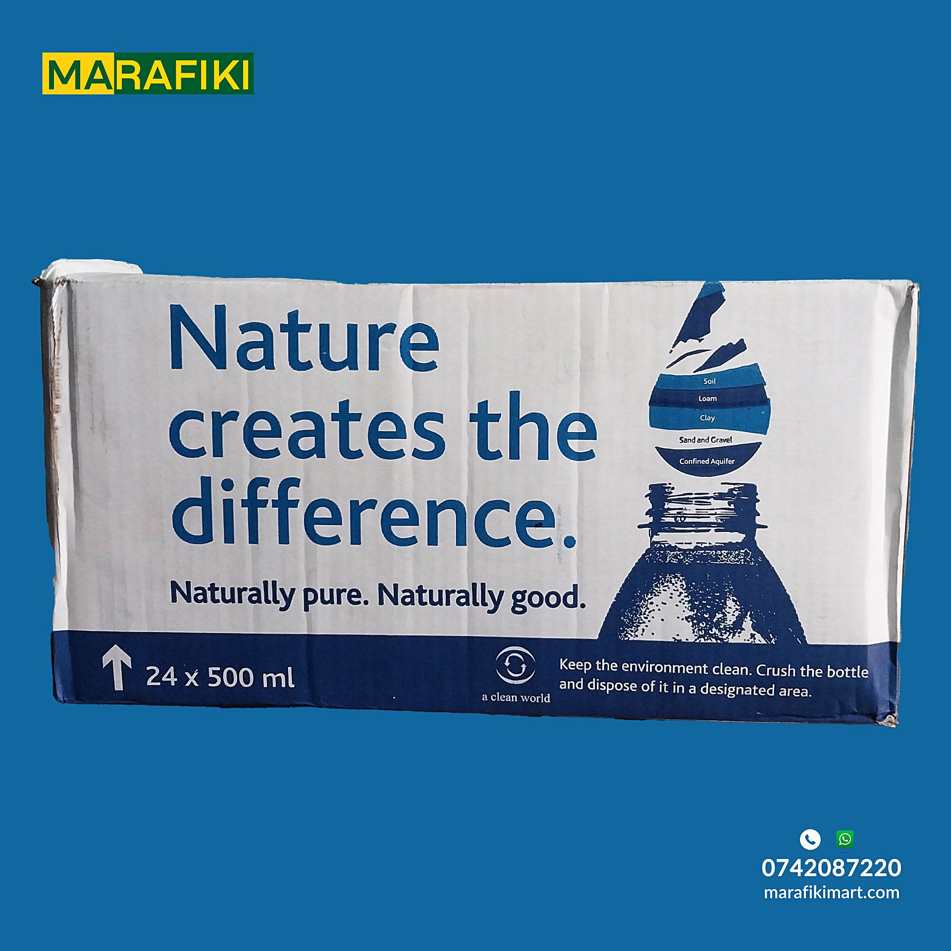 Rwenzori Mineral Water 500ML Box