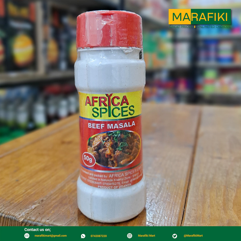 AFRICA SPICES BEEF MASALA 50G