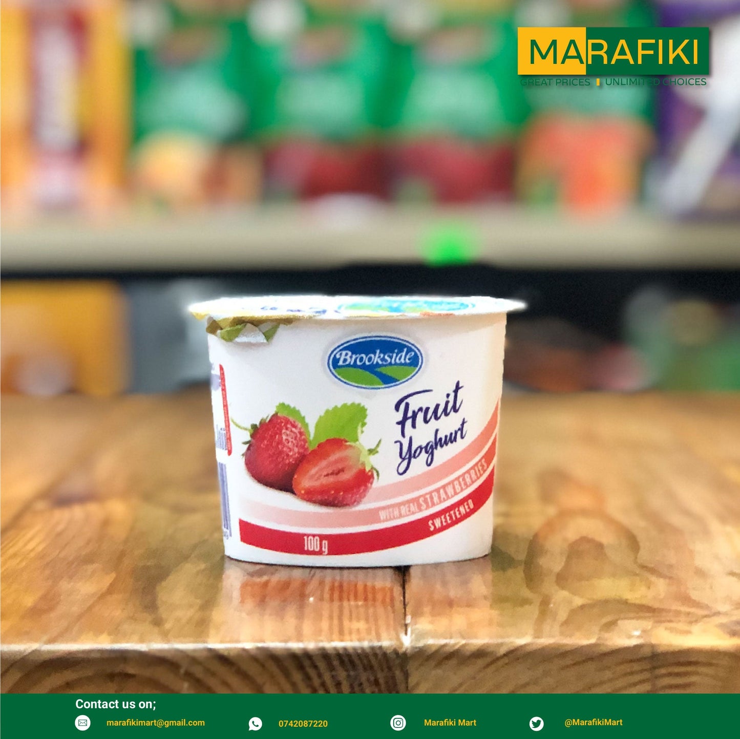 BROOKSIDE F/YOGURT STRAWBERRIES 100G