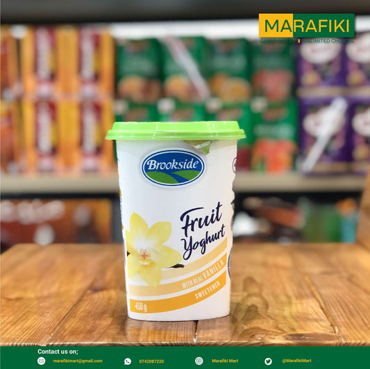 BROOKSIDE F/YOGURT REAL VANILLA 450G