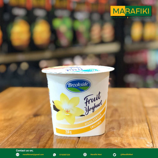 BROOKSIDE F/YOGURT REAL VANILLA 250G