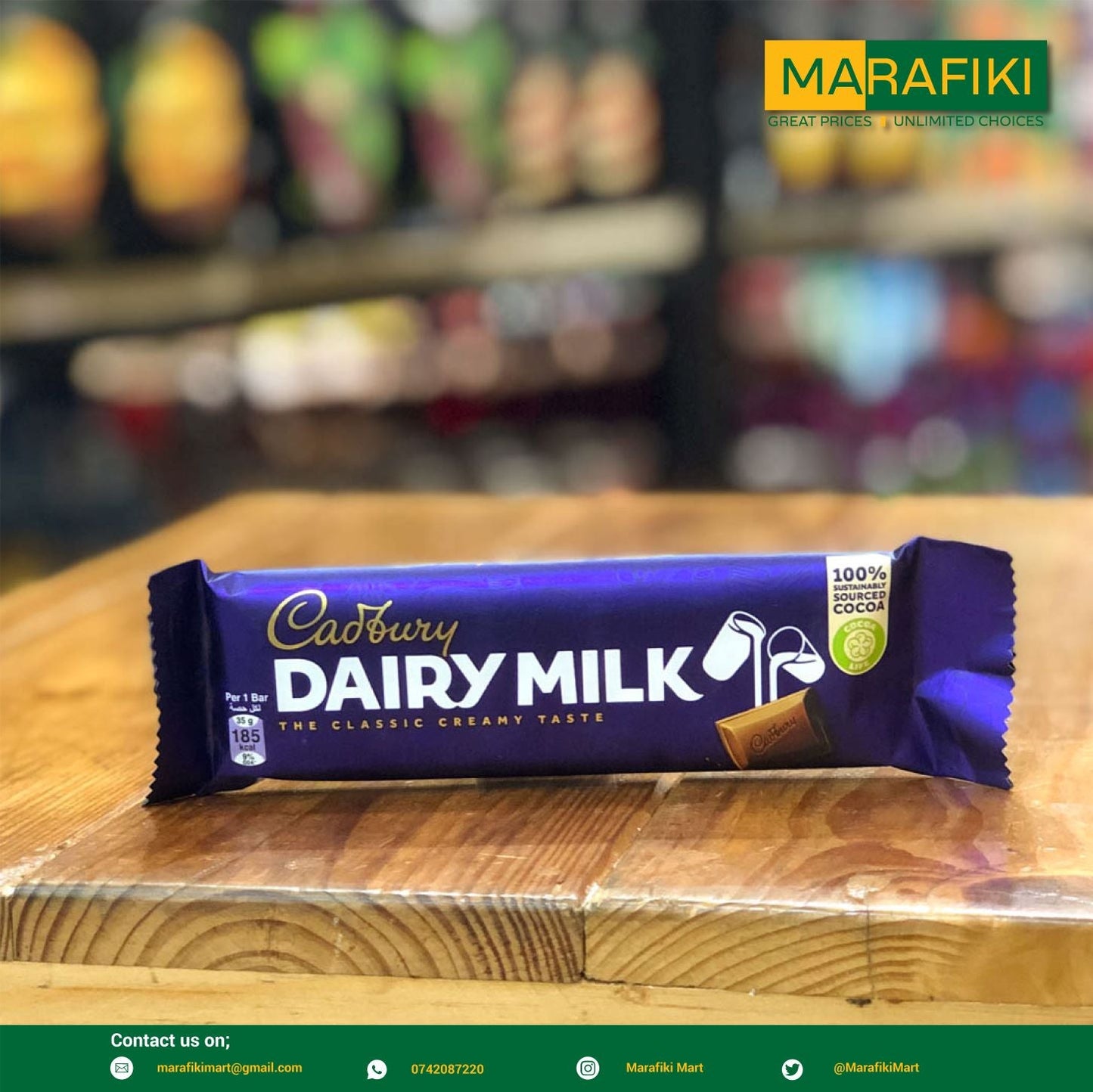 CADBURY DAIRY MILK CHOCOLATE  35G