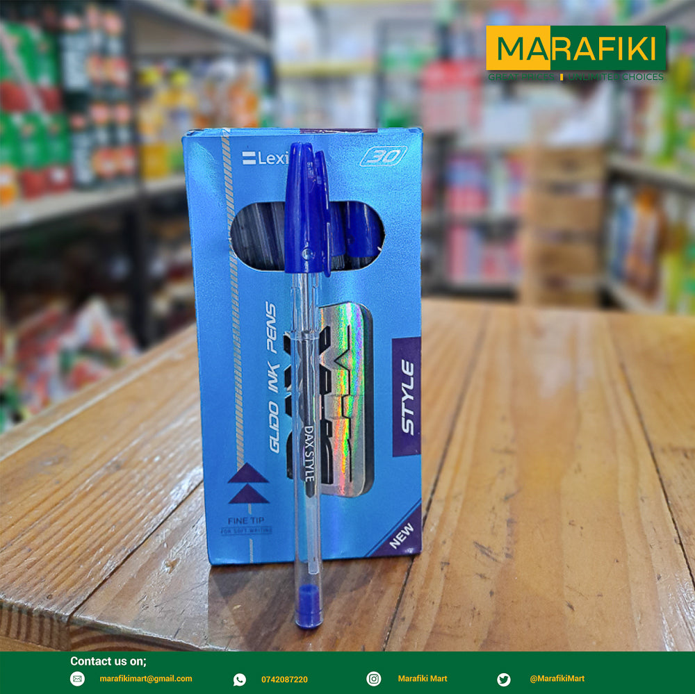 DAX STYLE BLUE PEN 1PC