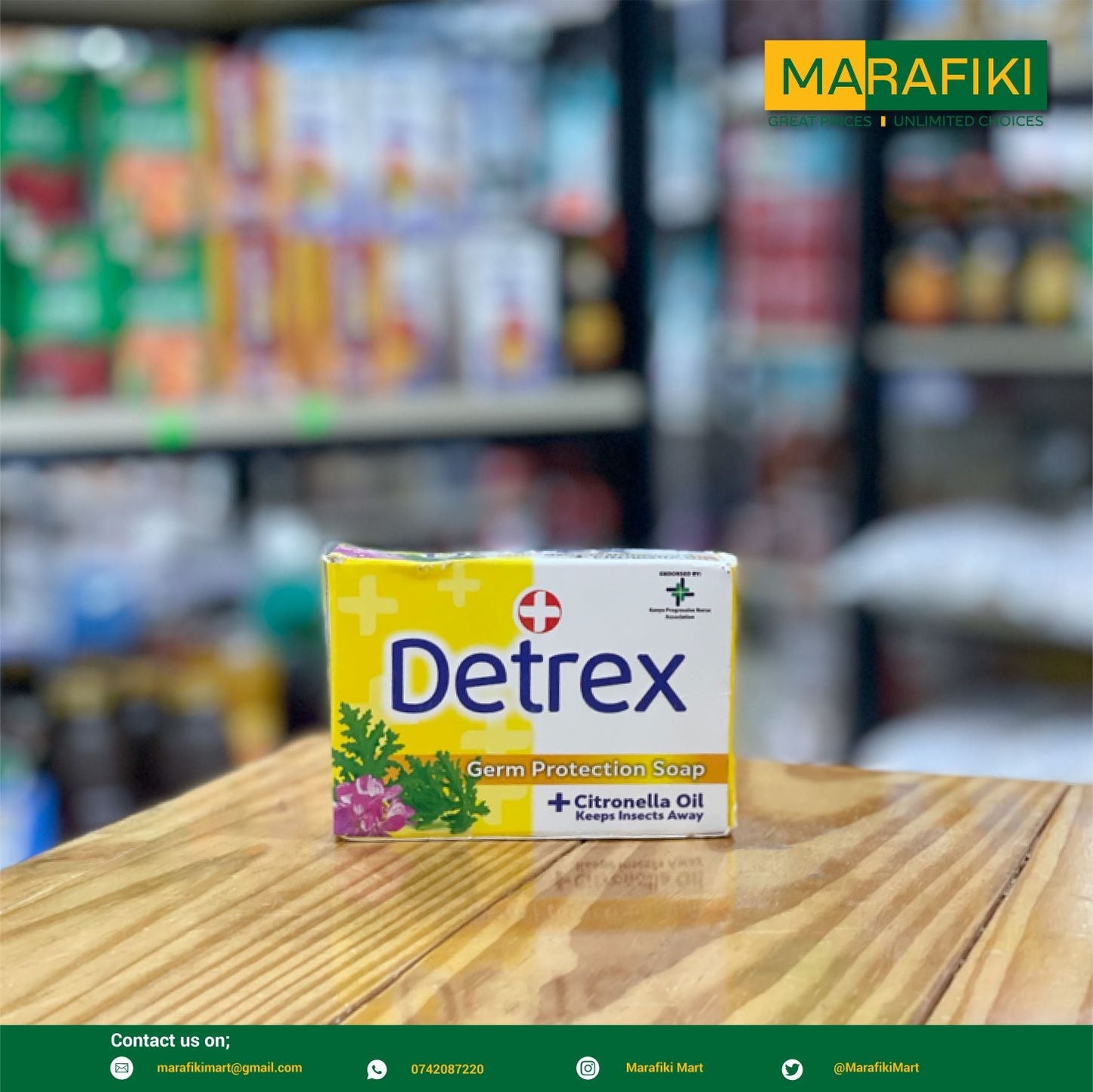 DETREX LEMON BATHING SOAP 100G