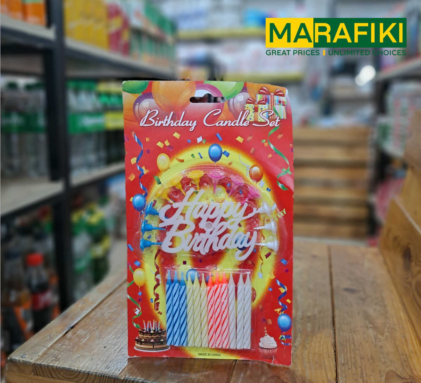 BIRTHDAY CANDLES SET 12PCS