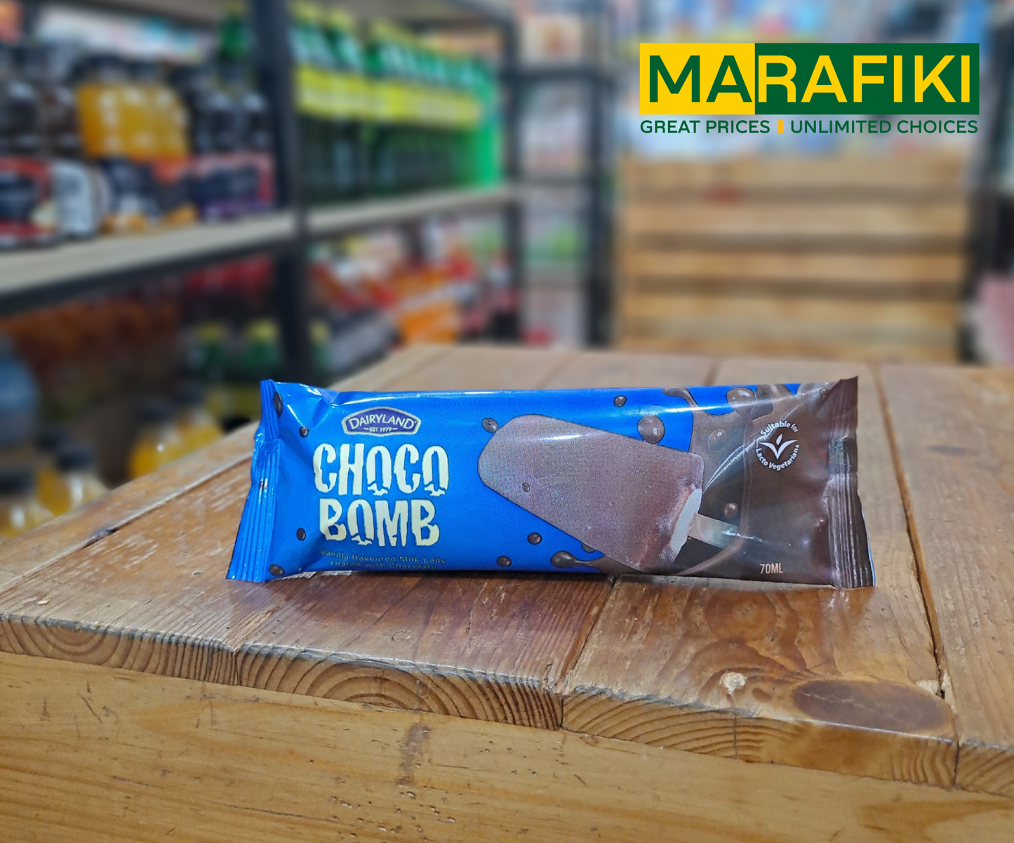 DAIRY LAND CHOCO BOMB 70ML