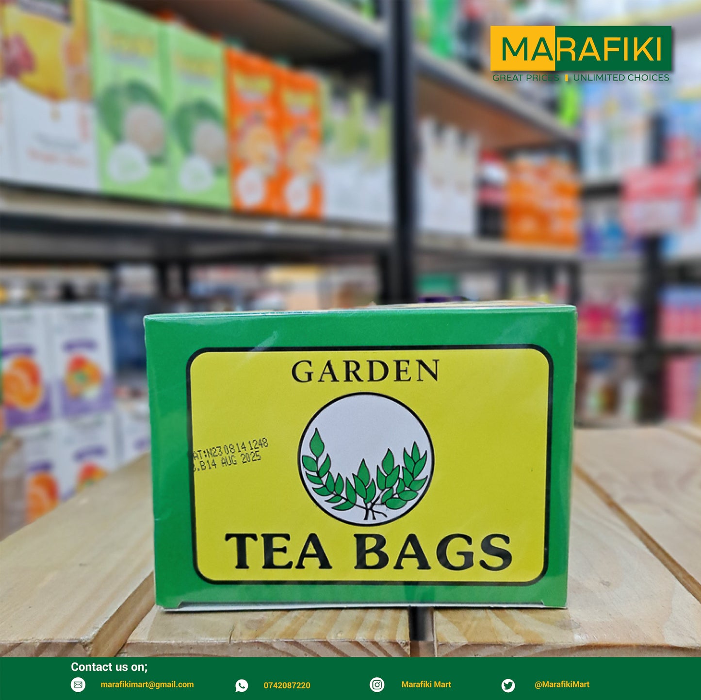 GARDEN TEA BAGS -50PCS