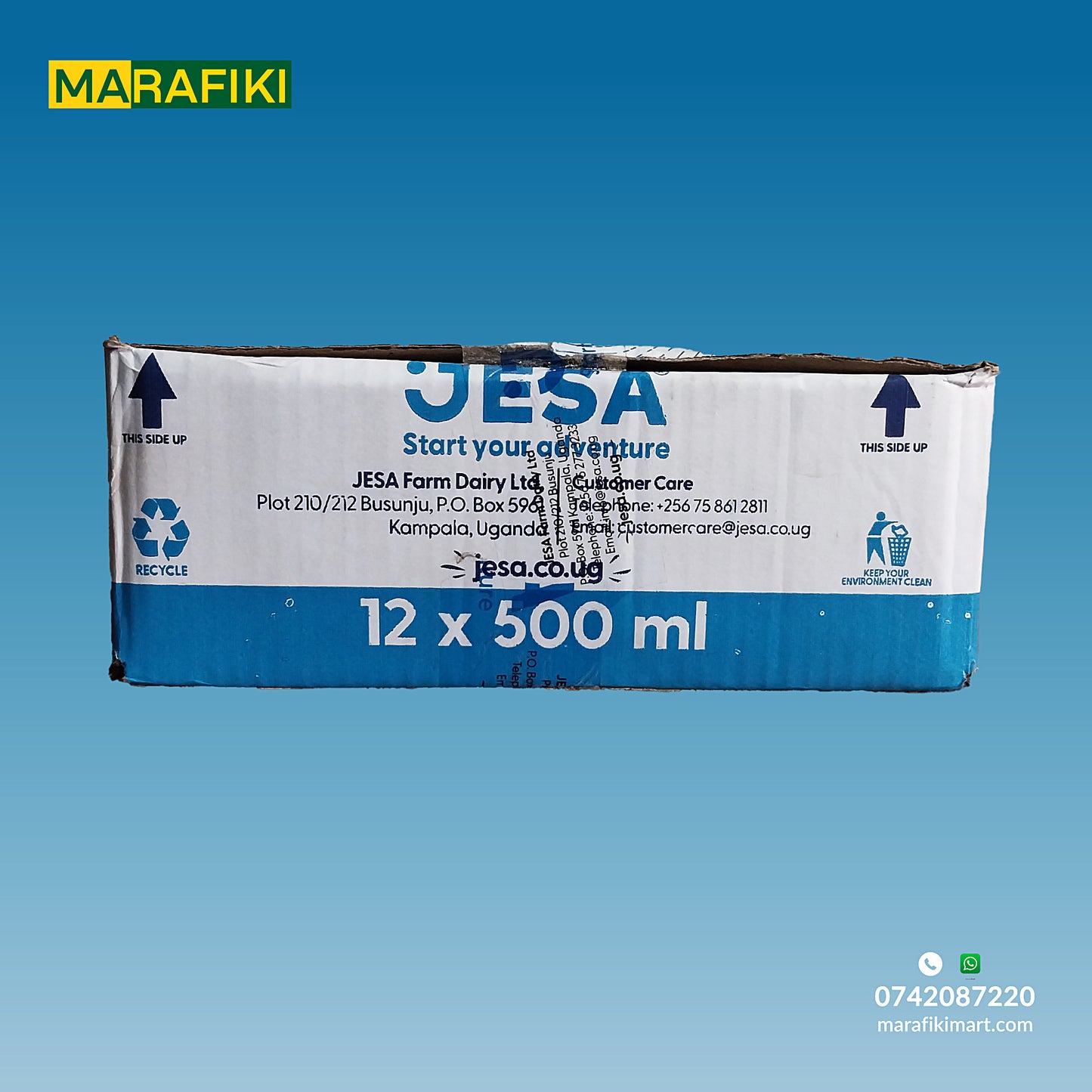 Jesa Long Life Milk 500mls box 12pcs