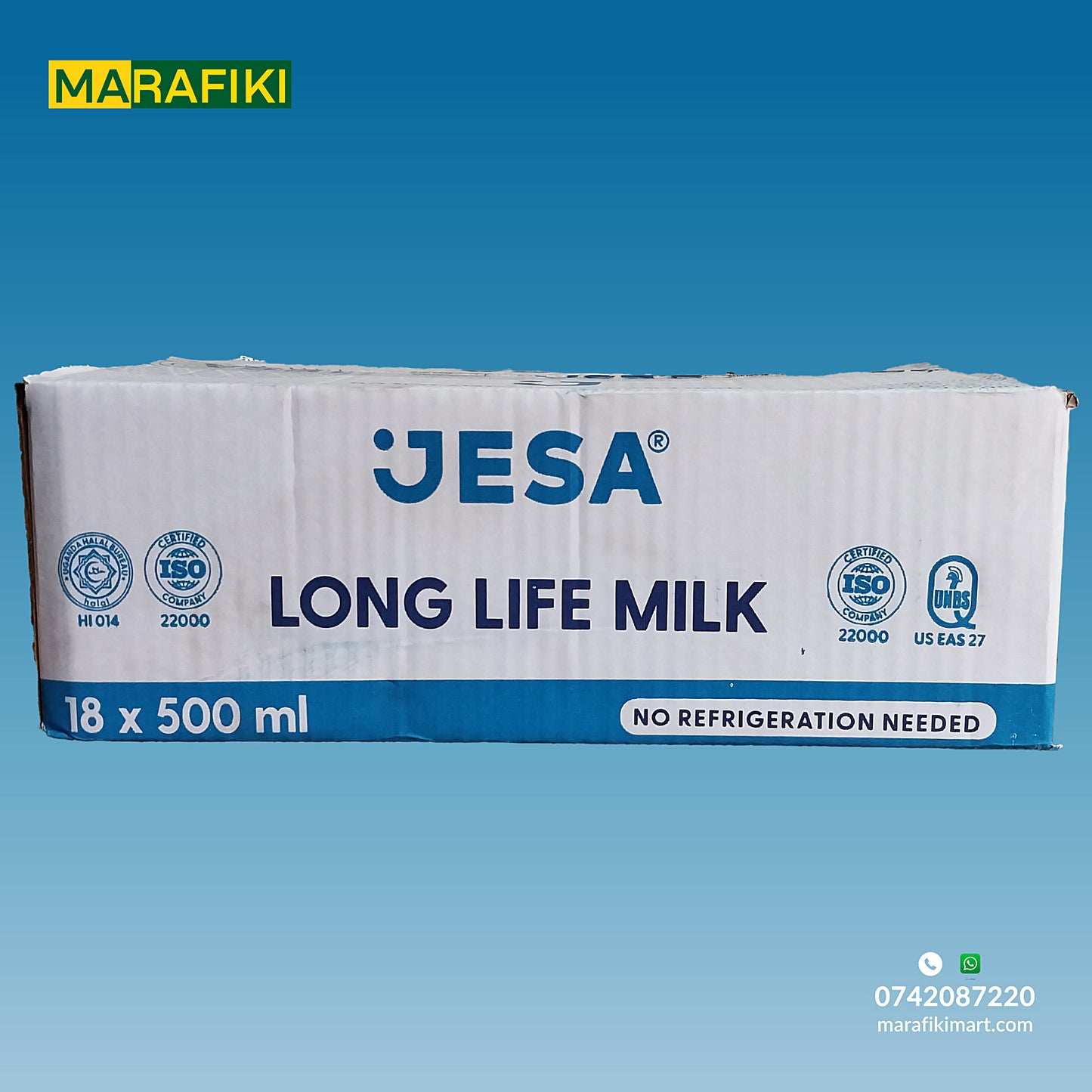 Jesa Long Life Milk 500mls box 18pcs