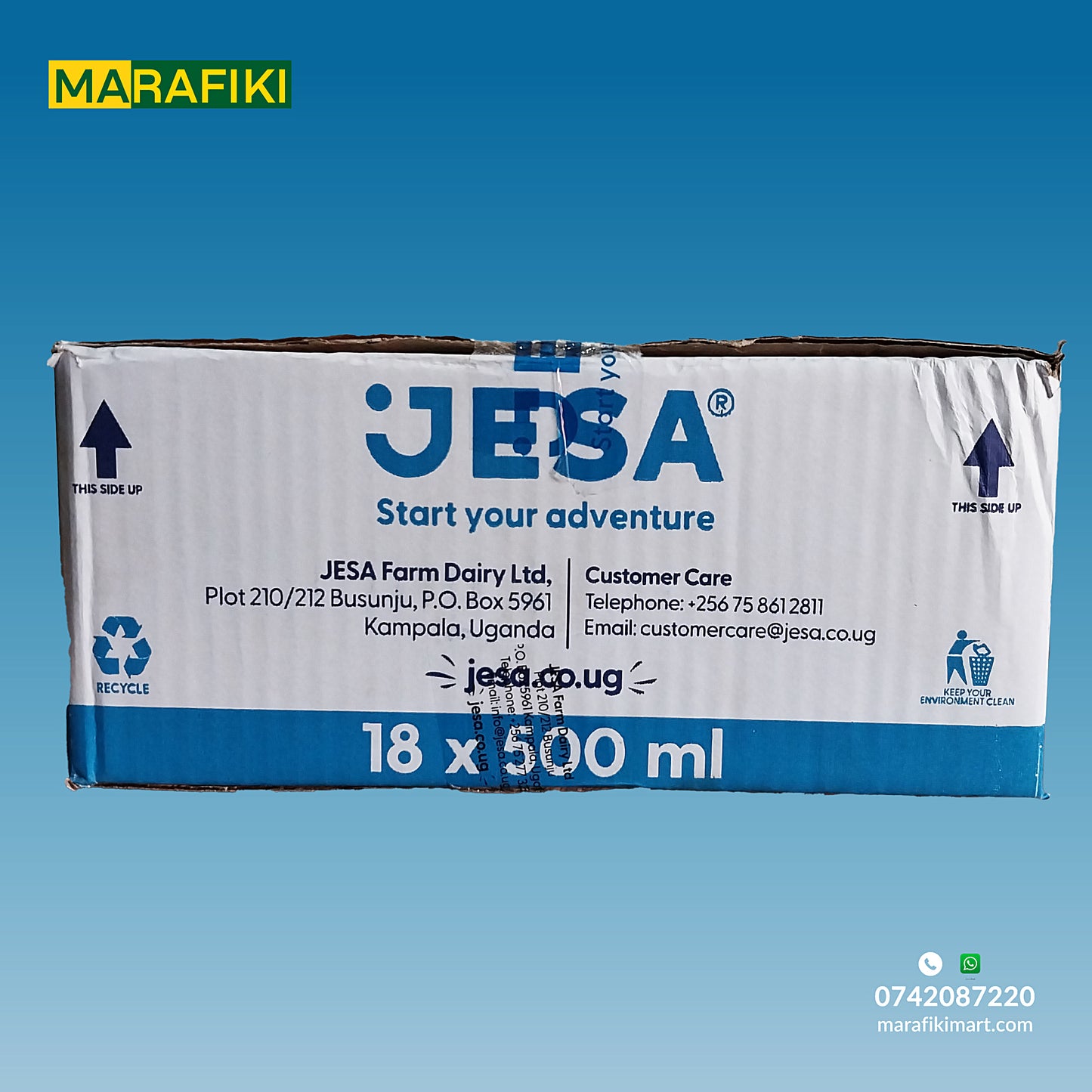 Jesa Long Life Milk 500mls box 18pcs
